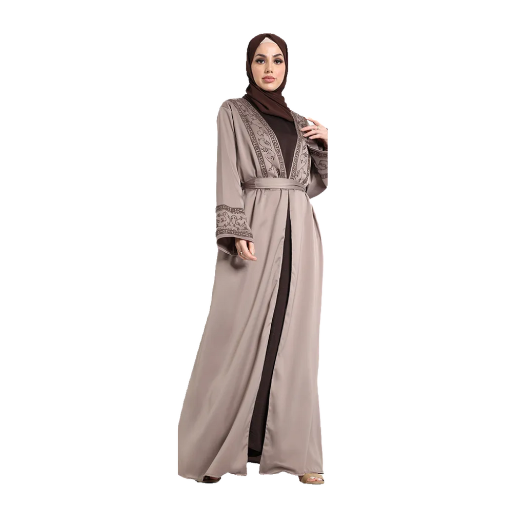 Black and Silver Abayas (3 piece)