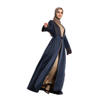 Black and Silver Abayas (3 piece)