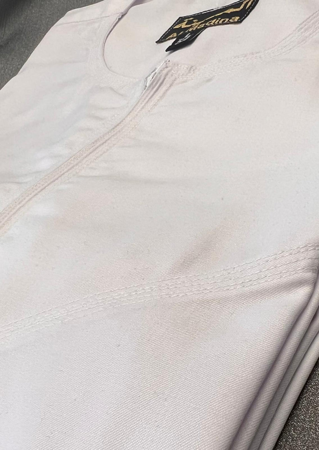 White Cotton Boys Omani Style Thobe/Jubbah