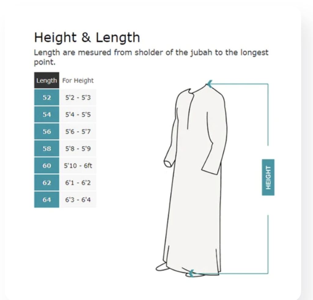 Silver Style Omani -- Men's Thobes/Jubbah