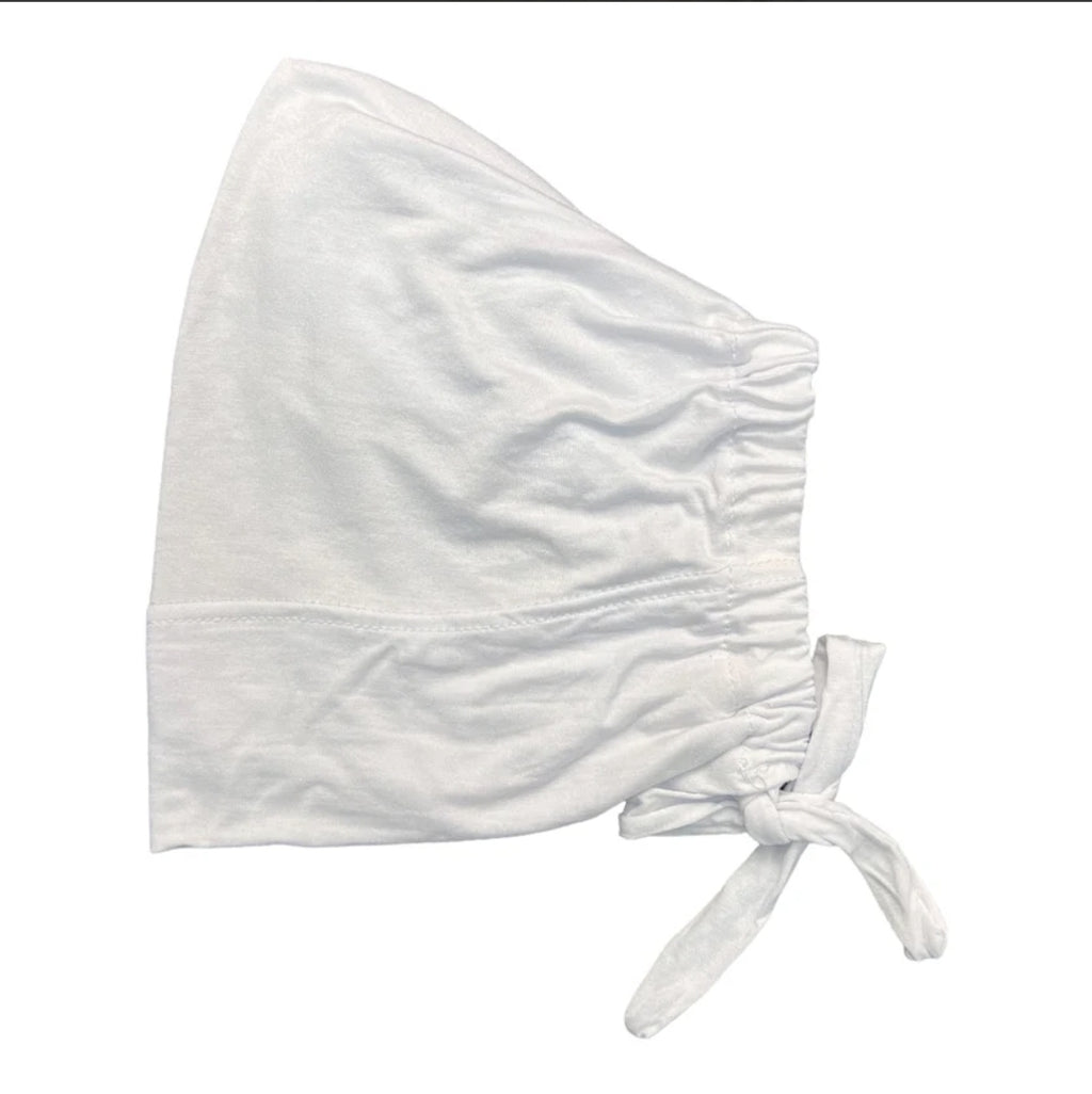 Tie Back Hijab under caps
