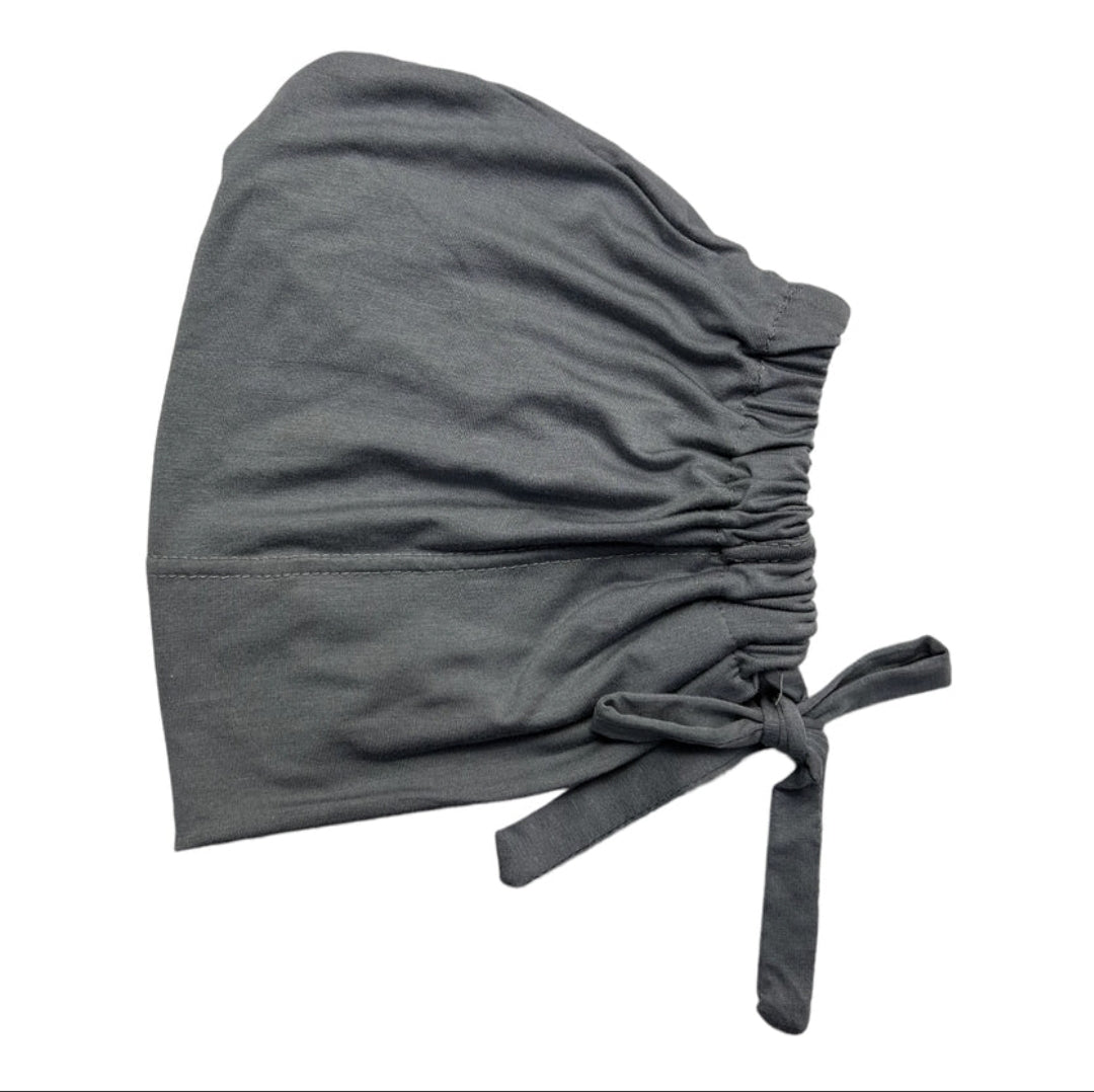 Tie Back Hijab under caps