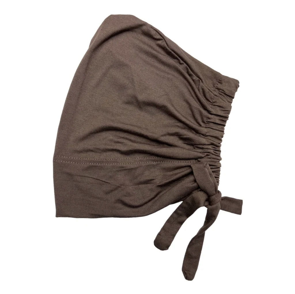 Tie Back Hijab under caps