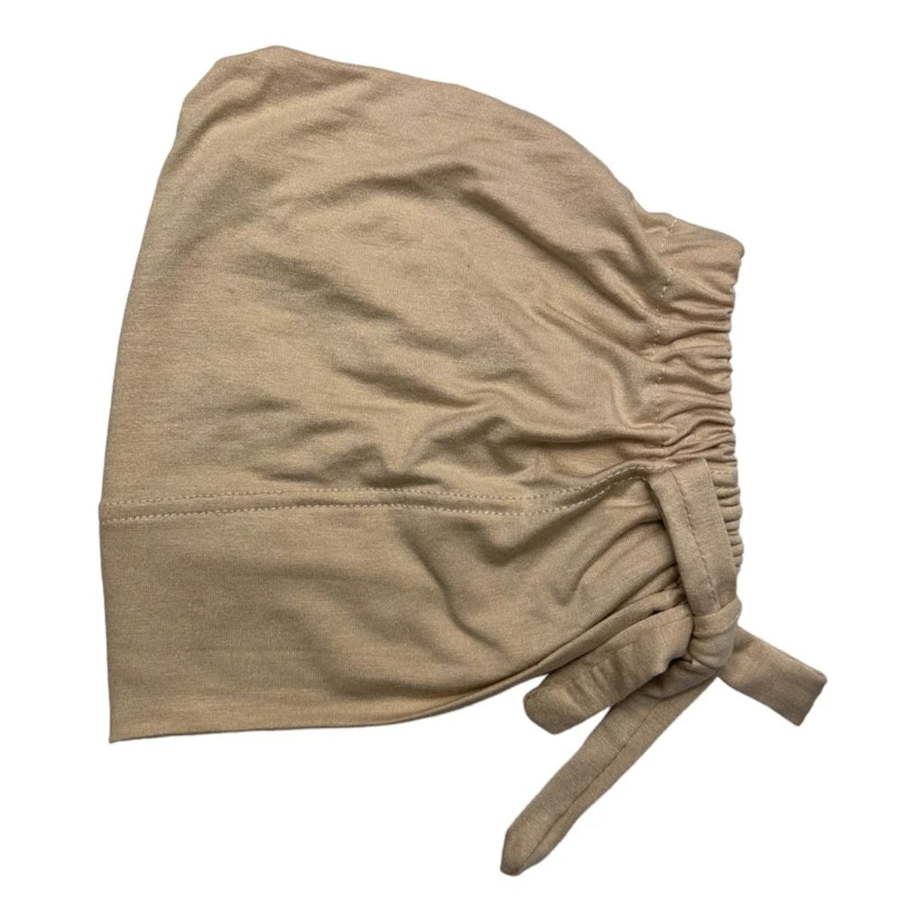 Tie Back Hijab under caps