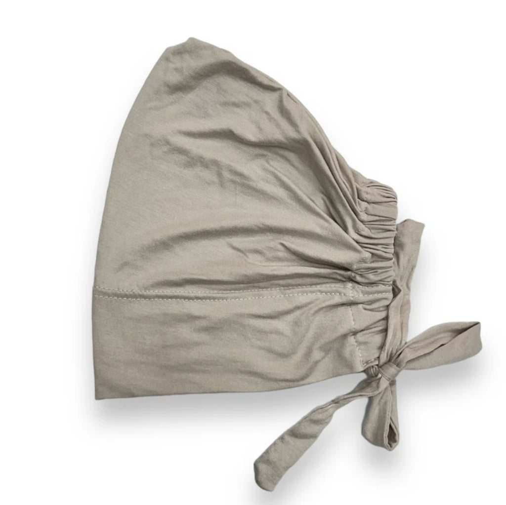 Tie Back Hijab under caps
