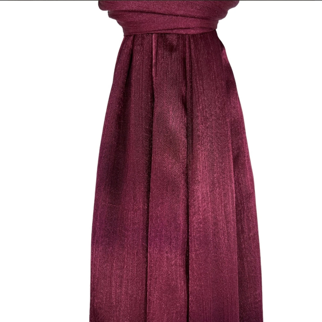 High Shine Silk Crape Hijab