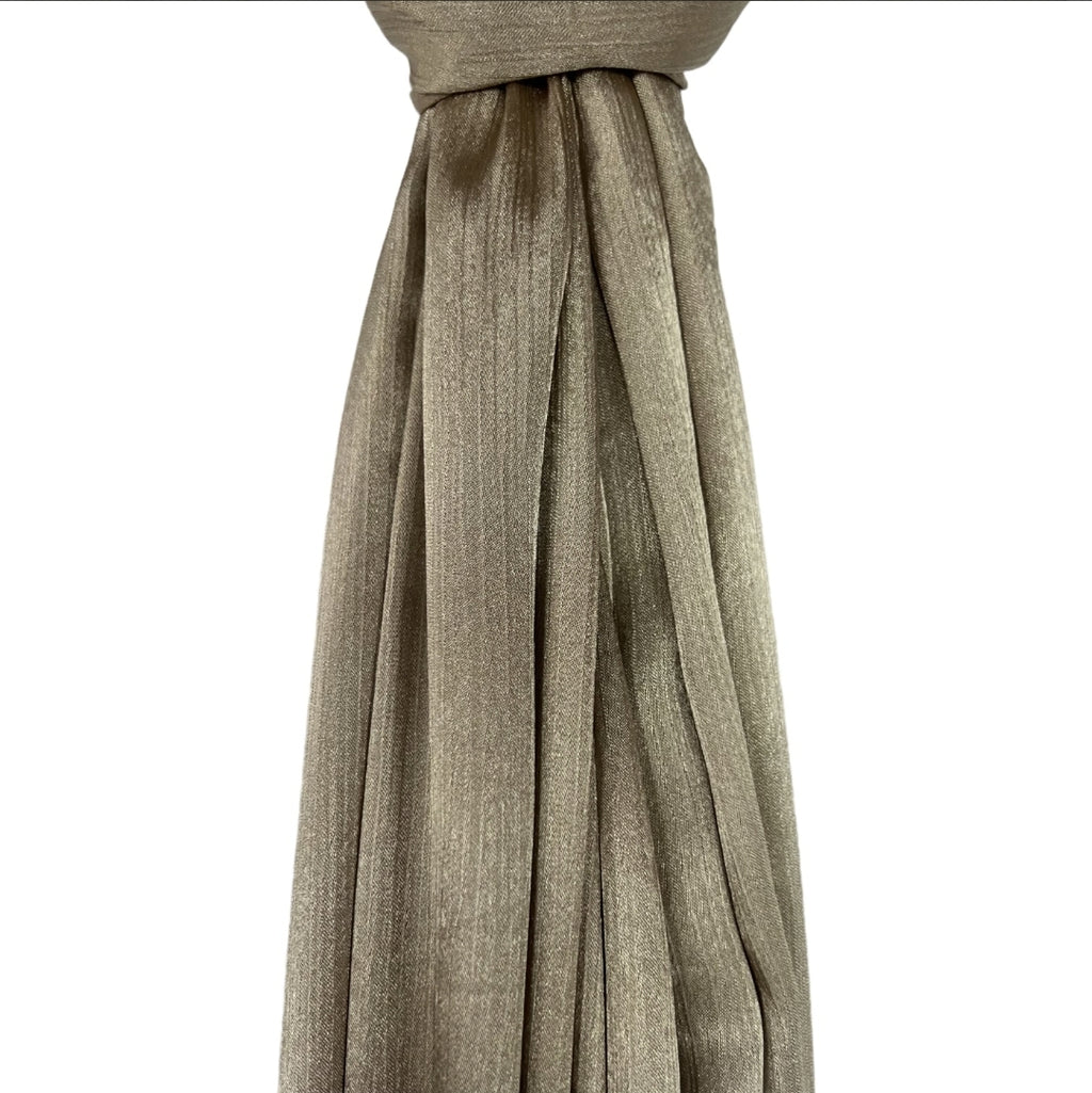 High Shine Silk Crape Hijab