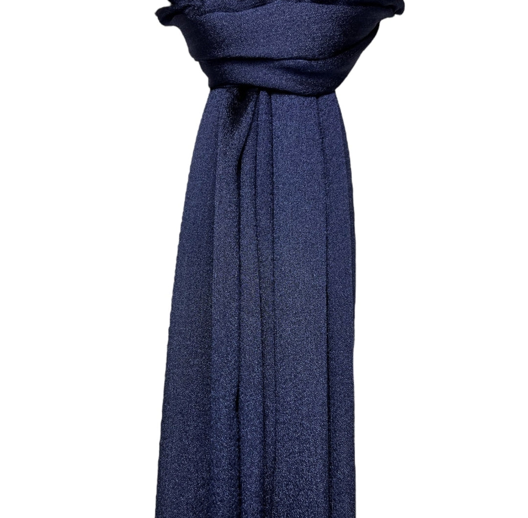 Navy Shimmer Sania Scarves/Hijab