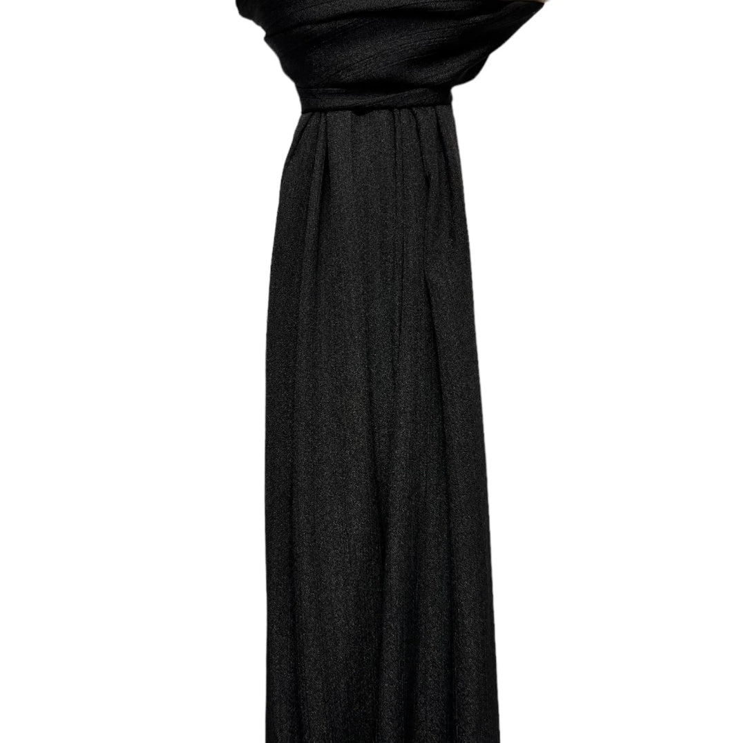 Shimmering Black Sania Scarf/Hijab