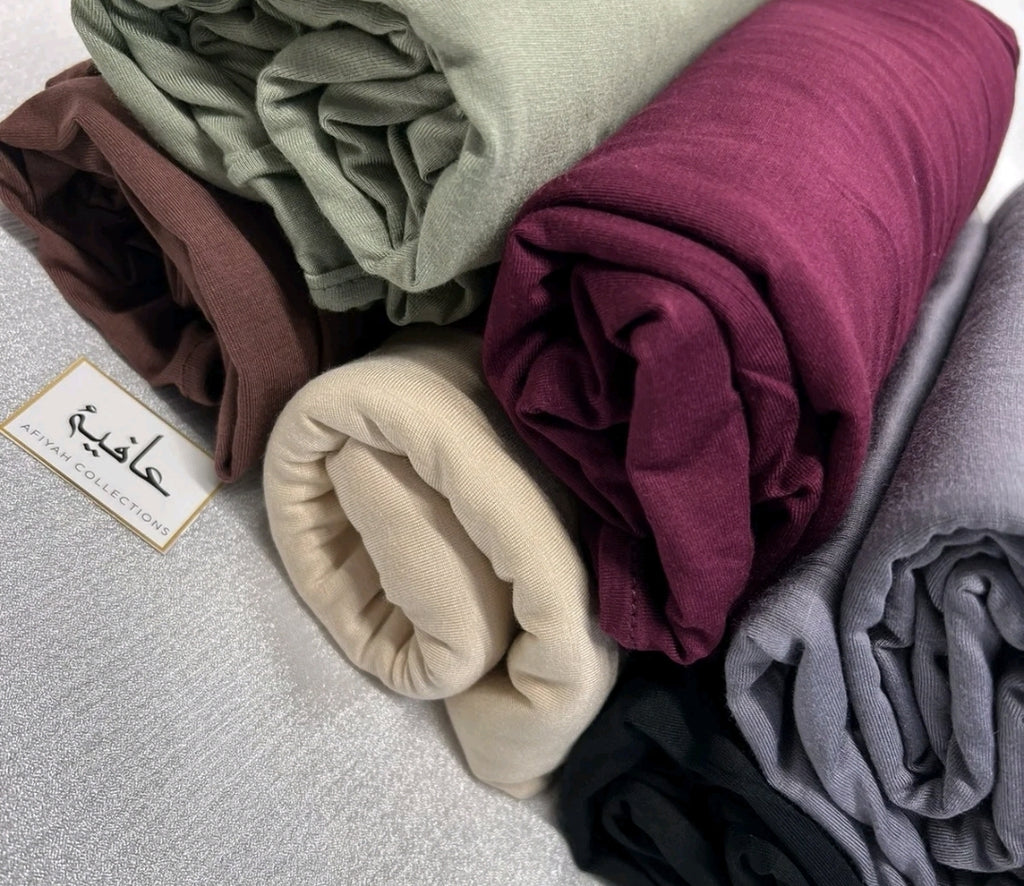 Dark Grey Premium Jersey Hijab/Scarf
