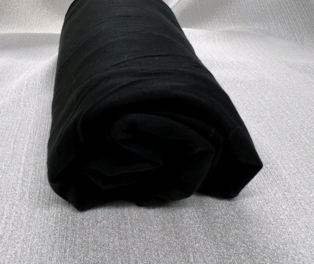 Premium Black Jersey Hijab/Scarf
