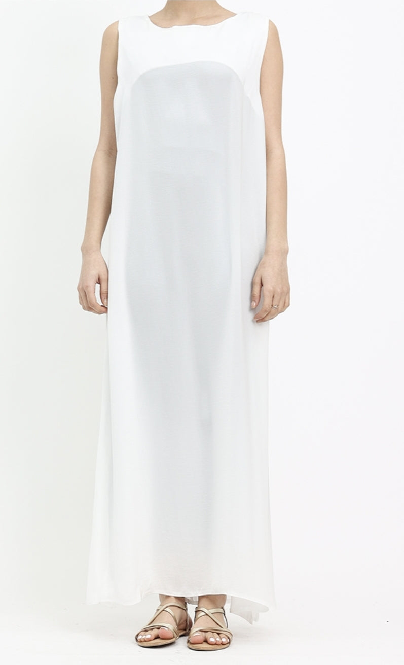 White Slip Dress