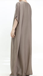 Mocca Basic Slip Dress