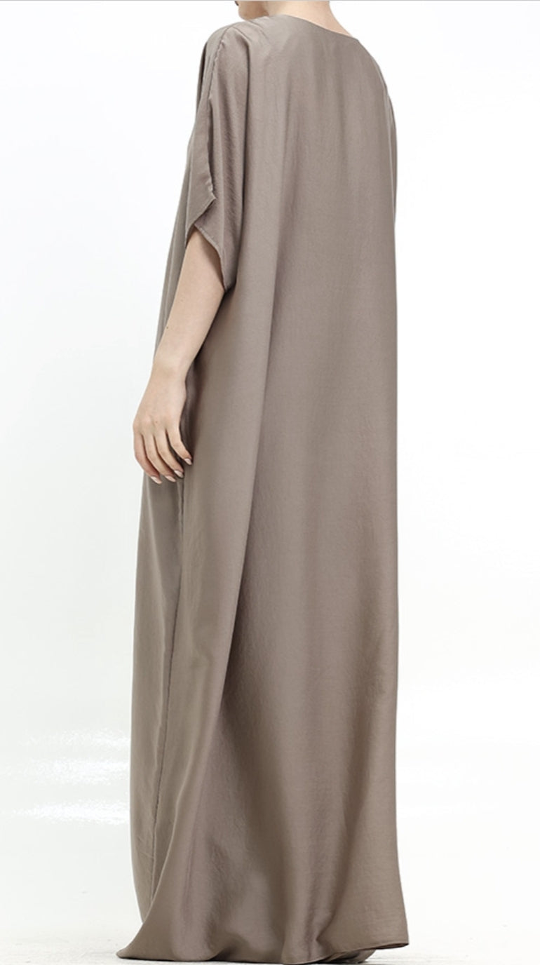 Mocca Basic Slip Dress