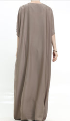 Mocca Basic Slip Dress