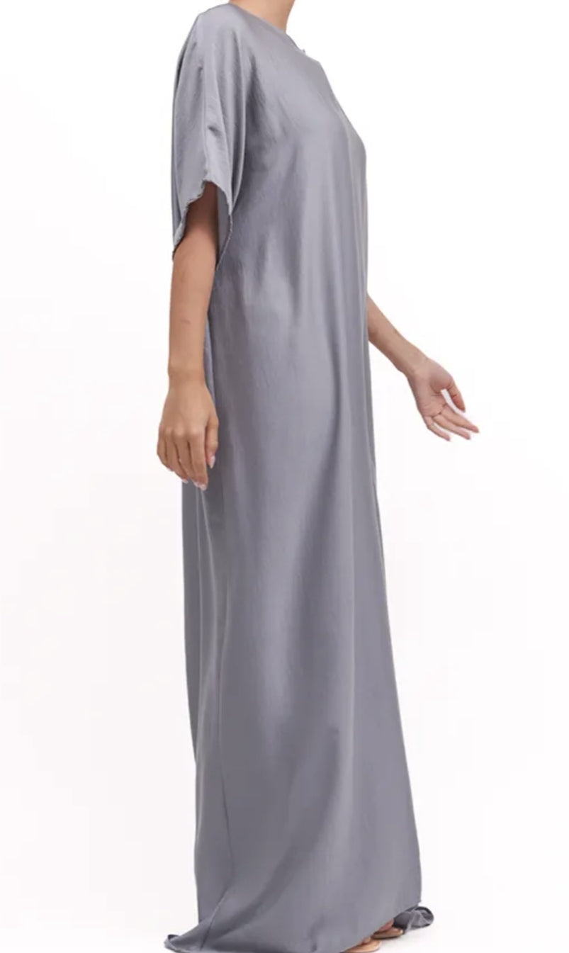 Basic Blue Slip Dress
