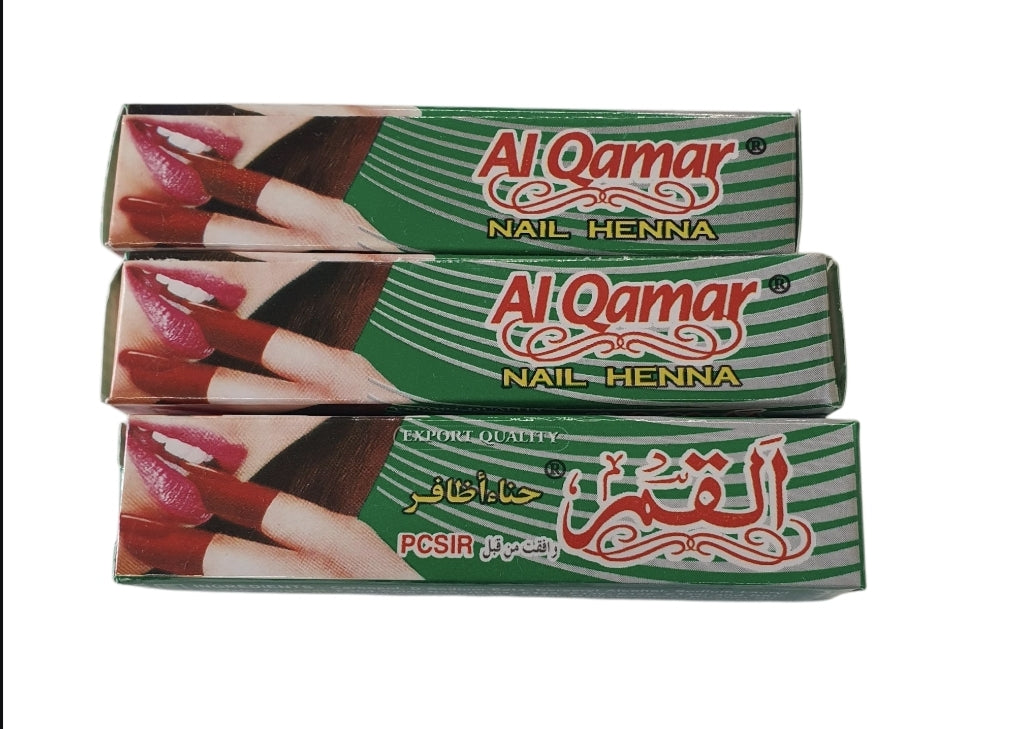 2 x Al Qamar – Premium Nail & Body Henna Cones for Hand Art and Tattoos