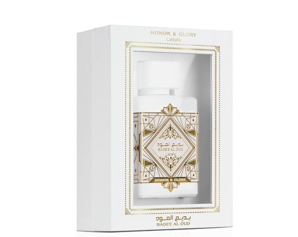 Badee Al Oud: Honor & Glory Eau de Parfum – 100ml by Lattafa (Unisex)