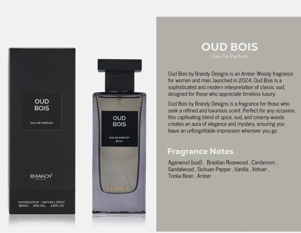 Oud Bois EDP 85ml by Brandy Designs