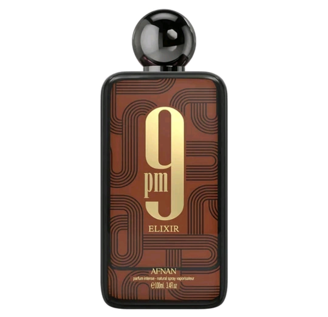 Afnan 9 PM Elixir Unisex Extrait de Parfum, 100ml