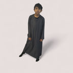 Greay Omani Style Boys Thobe